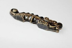 4.9″ Painting Calligraphy Iron Dragon Shape Sumie Brush Rest Paperweight Tool