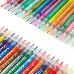 36 Colors Extra Fine Tip Paint Markers Pens, Premium Acrylic Paint Pens For R…