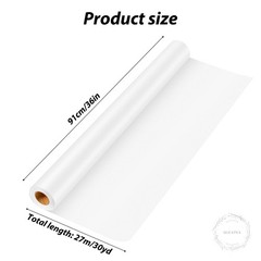 Tracing Paper Roll 36 Inches x 30 Yards, Large Trace Paper White Pattern Paper