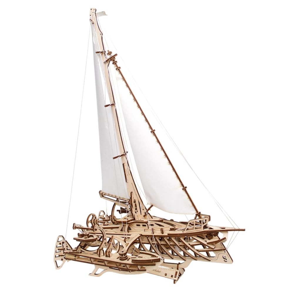 UGEARS Trimaran Merihobus Kit 3D Puzzle UGEARS Plastic Everyday Use Animals