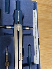 Vintage Staedtler Mars Masterbow Drawing Instrument Set Germany 553 44 A6N