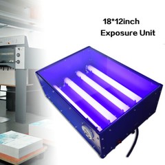 UV Exposure Unit 18”x12” Silk Screen Printing Machine Plate Maker 4*15W Tubes