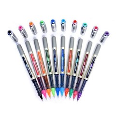Uni-Ball EYE UB-157 1 Count (Pack of 10), Black,Blue,Green,Orange,Violet