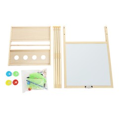 Wooden Art Easel Studio H-Frame Easel Holds Canvas Beechwood Artists Easel