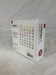 Kingart Pro Coloring Brush Pens 48-Pack Vivid Colors Blendable