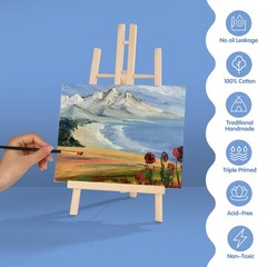 Multi Pack Blank Canvas Panels for Painting – 11×14, 9×12, 8×10, 6×6, 5×7, 4×4