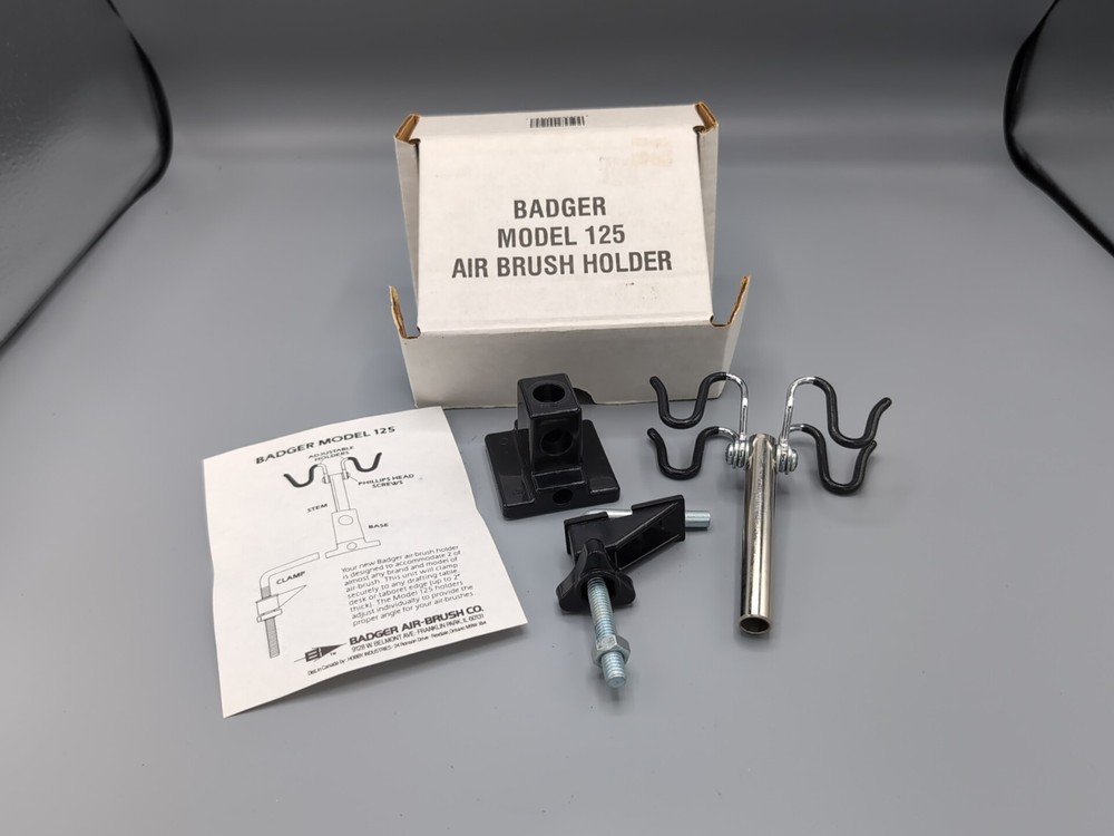 Badger Air-Brush Co. Model 125 Air Brush Holder — NOS —