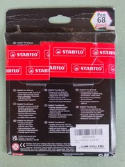 Stabilo Pen 68 Brush Arty 18 Fibre-Tip Pens Damaged Box