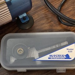 Master Airbrush MAS TC-320 HB Cool Runner 1/5 HP Air Compressor USED