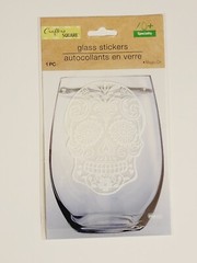 Crafter’s Square Halloween Glass Jar Stickers, Decorate Your Own Glass, Set Of 3
