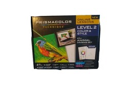 PRISMACOLOR TECHNIQUE ONLINE LESSONS LEVEL 2 COLOR & STYLE 27pc ANIMAL SET