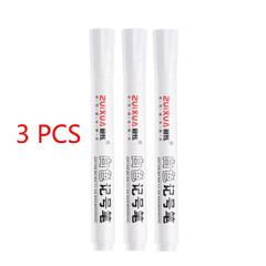 White Gel Marker Pen 2.0mm Waterproof Oily DIY Graffiti Sketching Stationery