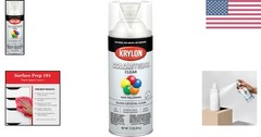 Rust-Resistant Krylon COLORmaxx Gloss Clear Spray Paint, 11 Oz – Quick Drying