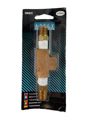 Testors Aztek 50682C Airbrush Brass T-Connector Splitter New in Package