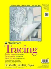 STRATHMORE TRACING PAPER 300 Series Pad Tape Bound 9×12 inches 50 Sheets