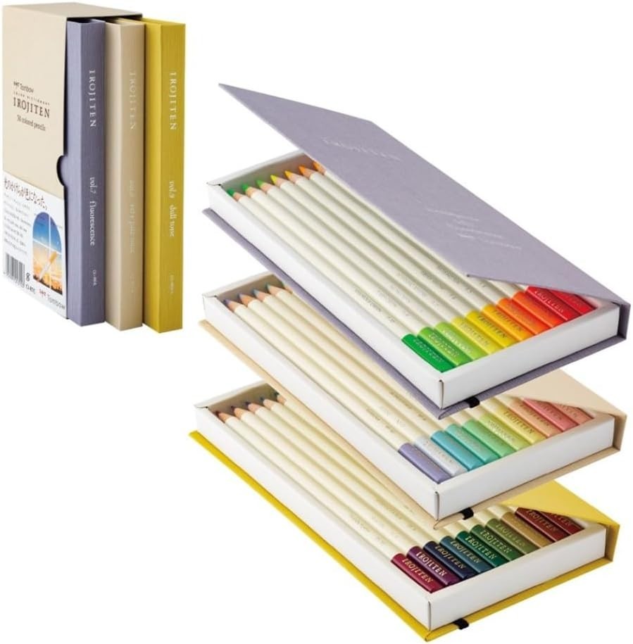 Tombow Irojiten Vol 3 Colored Pencils 30 Color Set CI-RTC Neon Neon Color Box