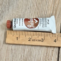 Grumbacher Pre-Tested Artists Oil Color Mars Red 37ml Unused Read