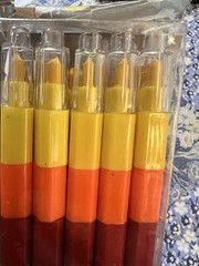 Set of 9 Multicolor Artists’ Colored crayons stacking Rainbow Colors Target
