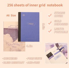 348 Pcs Scrapbooking Supplies Kit, Vintage Aesthetic Scrapbook Kit for Bullet