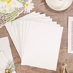 Cotton Watercolor Paper 6×8 Inch 300 GSM Textured Paint Sketch 25 Sheets
