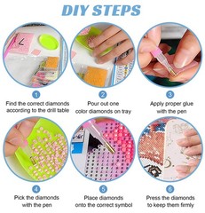 Diamond Painting Kits,Diamond Art Kit for Adults Full Round Drill,Paint with Dia