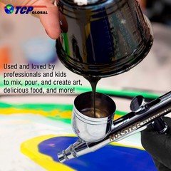 50, 1 Ounce Graduated Plastic Measuring & Mixing Cups – Paint, Hobby, Airbrush