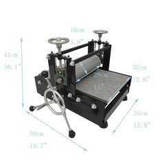 Single-Axis Intaglio Press Professional Etching Printing Machine w Feet Felt Pad