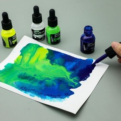 Mont Marte Acrylic Ink Premium 6pc x 20ml (0.7 US fl.oz), 0.7 fl oz