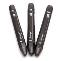 dainayw Graphite Stick Set – Water Soluble – 4B 6B 1 Count (Pack of 3), Black