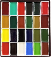Kissho Gansai Tambi Watercolor Jananese Art Paint 24 Colors Set