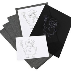 100 Sheets A4 Carbon Transfer Tracing Graphite Paper for Wood Carving Canvas C