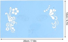 Face Painting Template Stencils, 12Pcs Reusable Paint Easy…