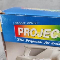 PROJECTA SCOPE PJ768 White Apco Enlargement Tracer Art Projector with Box