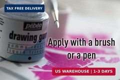 Pebeo Easy Peel Liquid Latex Masking Fluid – Drawing Gum – Dries Quickly – For I