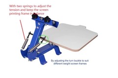 INTBUYING Screen Printing Press T-Shirt Screen Printing Machine One Color One St