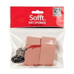 Sofft Artist Tools by GOLDEN, Flat Angle Slice Sponges, Pack of Kitchen