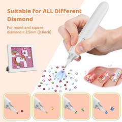 Electric Diamond Painting Pen, Cordless Diamond Art Vacuum Pen, No Wax Needed…