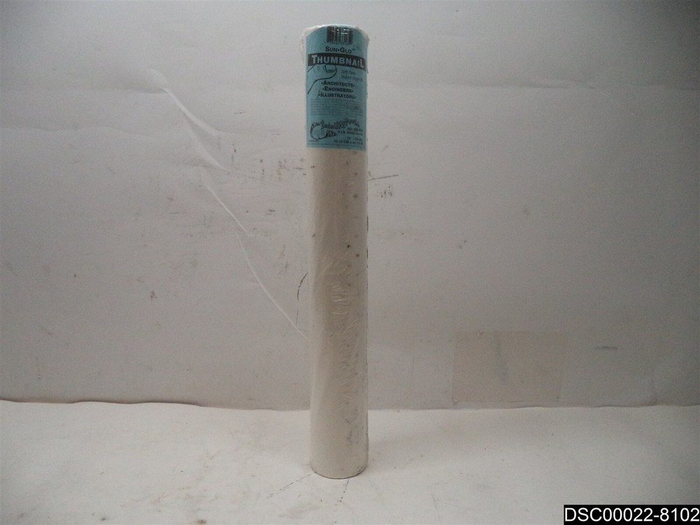 Borden & Riley Sun-Glo Thumbnail Sketch Paper Roll WH 8# 18″ x 50 yd. SG-35W