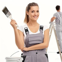 5-Piece Paint Brush Set – Water-Based for Interior & Exterior Painting