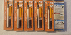 Calligraphy art Pen Parallel Orange color cap school Pilot 6 individual pack