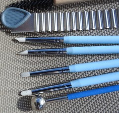 Fine Art Artist’s Paint Brush and Other Tools for Drawing and Artwork