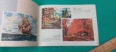 Vintage 1950’s Craft Master Paint By Numbers Catalog Pamphlet 5×7