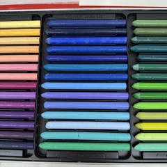 Caran D’Ache Neocolor II Aquarelle Water-Soluble Wax Pastels 84 Color Set