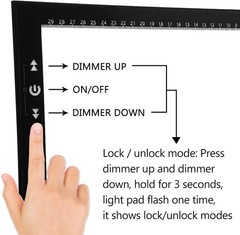 A4 LED Artist Tracing Light Pad – Adjustable Brightness for Creative Excellence