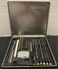 Cretacolor Charcoal Drawing Set Daler Rowney Sketch Pencils Artist Lot Tin