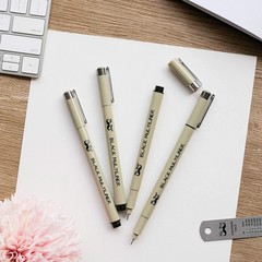 Mr. Pen- Black Fineliners 0.25mm 4 Pack Bible Pens No Bleed Fine Tip Ultra