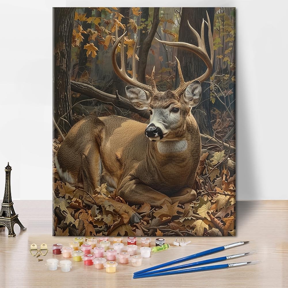 Paint by Numbers Kit DIY Canvas Painting Set for Adults Kids Home Decor Gift DIY