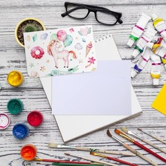 100 Pcs Blank Watercolor Cards with Envelopes Set 140lb/300 Gsm Cotton Waterc…
