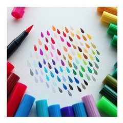 Tombow Dual Brush Pen ABT Colors SET Choose from 5 Type Shipping from Japan