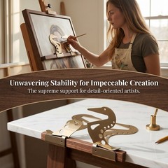 Mahlstick Hand Support Bridge, Adjustable Rest for Detail Painting & Sketching